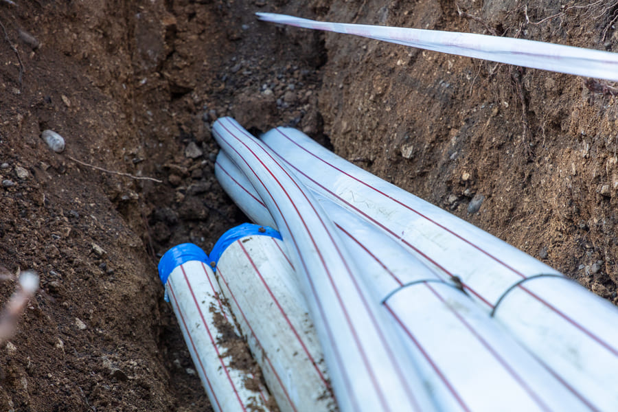 Stromleitungen in Schaffhausen in Boden verlegt